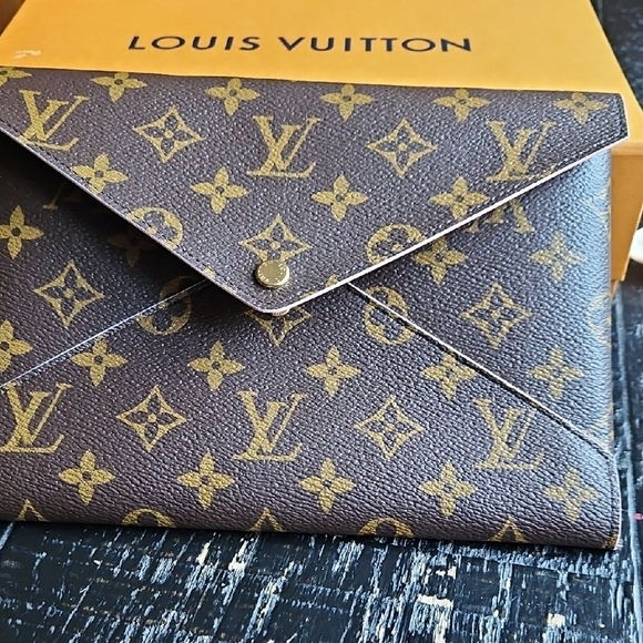 BRAND NEW LOUIS VUITTON POCHETTE KIRIGAMI MEDIUM POUCH ENVELOPE CLUTCH - Picture 4 of 17